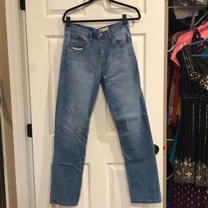 Mens Wrangler Slim Straight Jeans